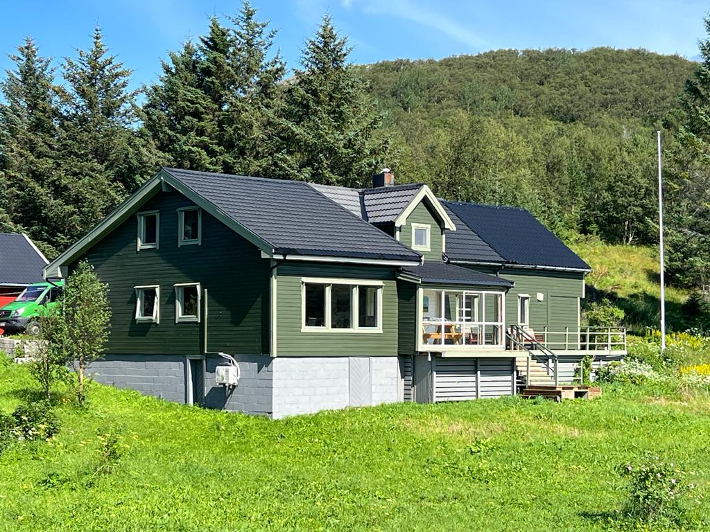 The green house of Tjongsfjord Lodge. The most comfortable fishing in Northern Norway