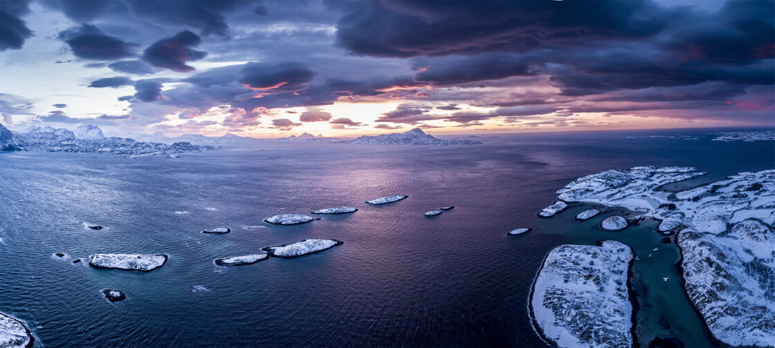 norwegen winter panorama